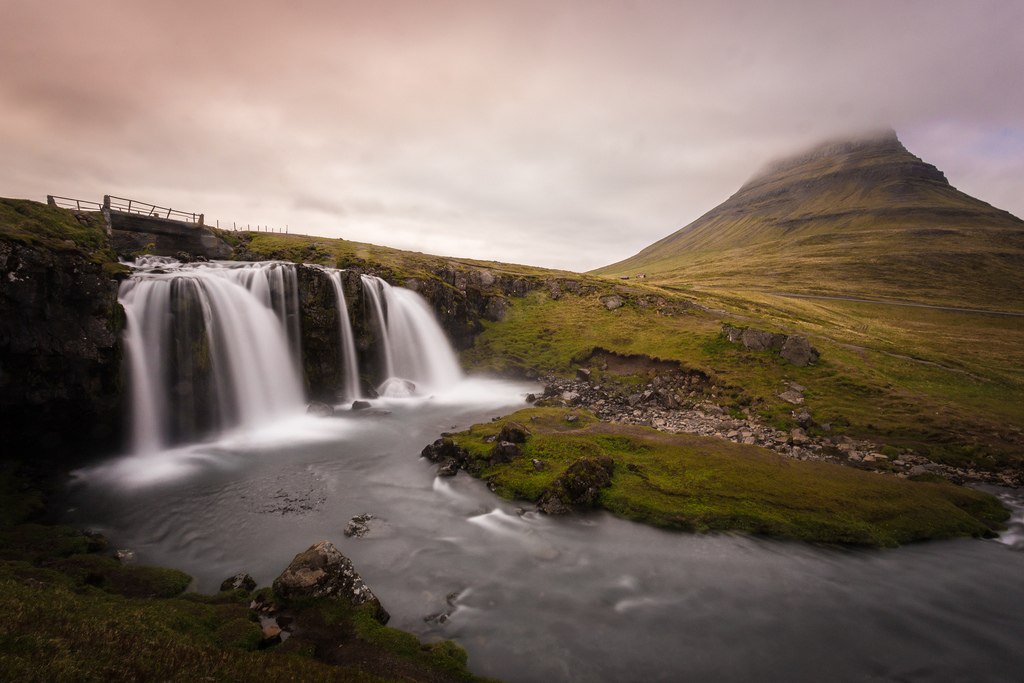 Snæfellsnes Waterfall by Alex Berger
